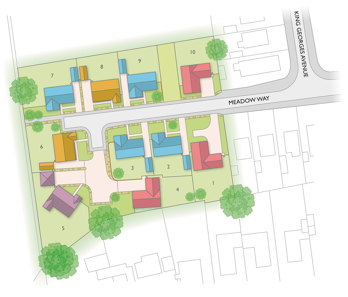 Badger Building The Meadows Site Plan