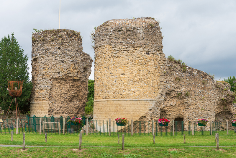 Bungay Castle ruins Photograph of Bungay Castle ruins