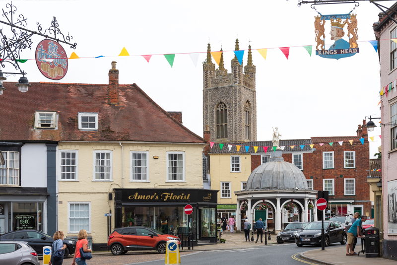 Photograph of Bungay Town Centre