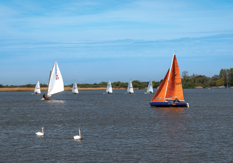 Oulton Broad Sailing 72 Photograph of Bungay Town Centre
