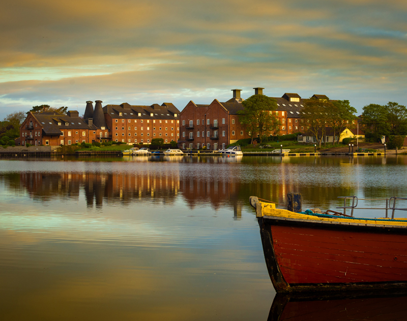Oulton Broad Sunrise 72 View across Outney Meadow near Broome