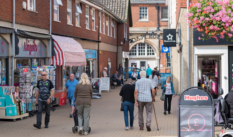 Photograph of Bungay Town Centre