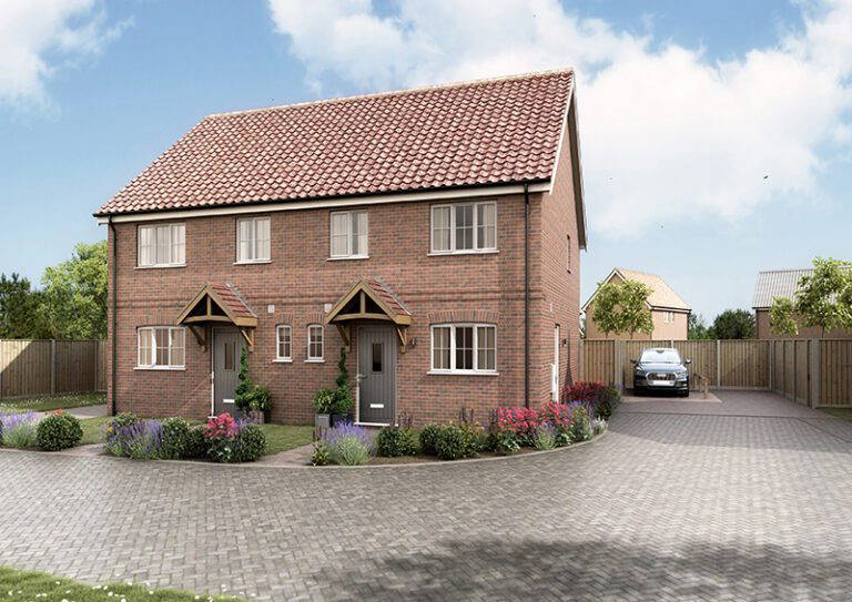 Mill Fields Yaxham Norfolk Badger Building