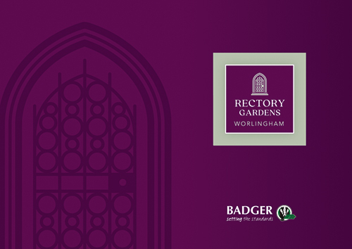 Badger Building Rectory Gardens Brochure Cover