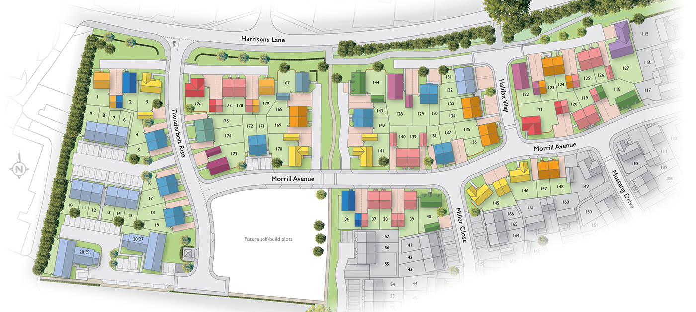 Badger Building Valley View site plan illustration
