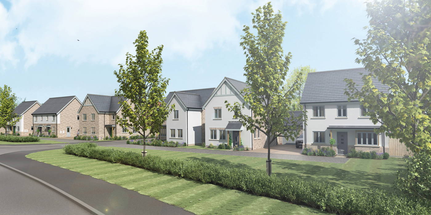 Badger Building The Landings - Street Scene The Landings artistic impression street scene image