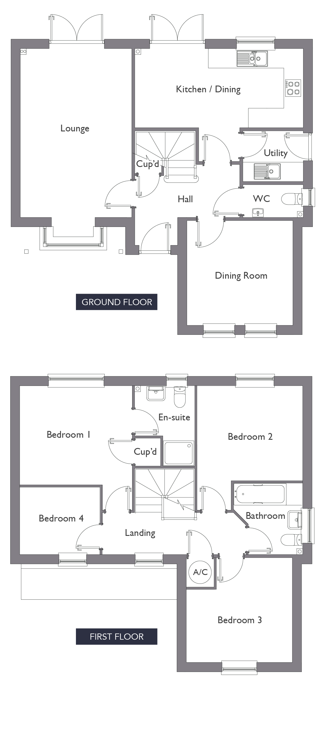 Badger The Landings Yoxford Floor Plans Valley-View-Plot-2-Starston-Floor-Plans